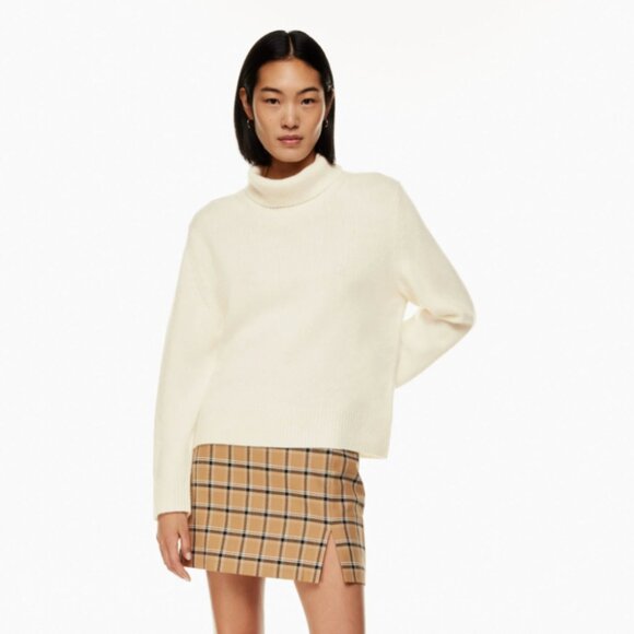 Aritzia Wilfred Luxe 100% Cashmere Turtleneck Sweater - Picture 1 of 2